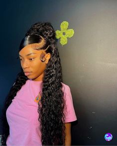 Deep Wave Hairstyles, Flat Iron Hair Styles, Hot Hair Styles, Dope Hairstyles