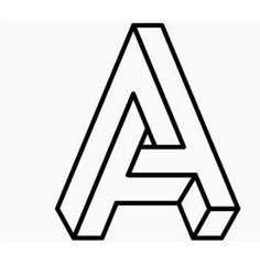 the letter logo is black and white, with an outline of two letters on it