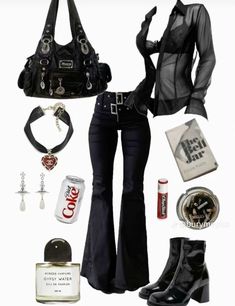 Goth Inspiration, Goth Fits, Women's Winter Outfits, Diy Vetement, Aesthetic Outfit