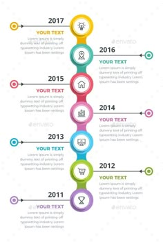 a colorful info board with arrows and numbers on it - info graphics print templates