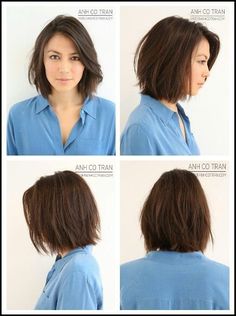 Bob Haircut For Round Face, Choppy Bob Hairstyles, Grow Long Hair, Round Face Haircuts, Long Layered Hair, Wedding Idea, Super Ideas, Hair Dos