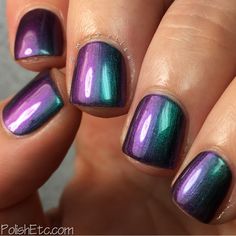 Iridescent Exposure Multichrome Nail Polish by Kbshimmer Etsy Irridescent Nails, Nails Painting, Lavender Nail Polish, Iridescent Nail Polish, Purple Chrome Nails, Chrome Nail Polish, Lavender Nails