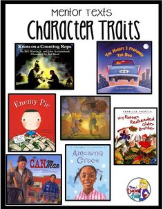 some children's books about characters and their roles in the book character development process