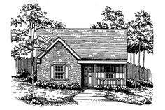 this is the front elevation of these house plans