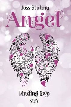 the cover of angel finding love by joss stringer, with an image of two birds