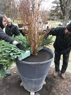 How to make colorful outdoor planters for winter & Christmas decorations. Best porch pot ideas with evergreen branches, berries & pine cones!- A Piece of Rainbow #porch #patio #holiday #backyard #curbappeal #diy #gardens #gardening #decorations #urbangardening #winter #containergardening #plants #farmhouse #christmas #christmasdecor #christmascrafts #christmasideas #holiday farmhouse front door, decor, patio , garden, gardening Porch Pot Ideas, Winter Christmas Decorations, Crochet Vase, Christmas Urns, Outdoor Christmas Planters, Deborah Silver, Holiday Planter, Winter Planter, Christmas Pots