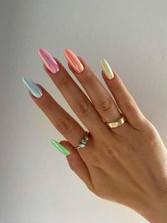 Chrome Nails Designs, September Nails, Pearl Nails, Glitter Nail Art, Fancy Nails, Chrome Nails, Powder Nails