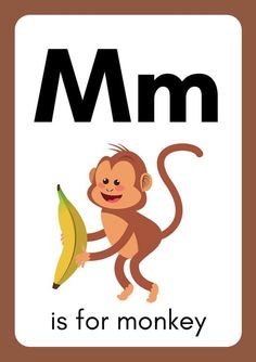 Letter M Printable Alphabet With Image Letter M Printable, Trace Alphabet, Abc Flashcards Printable, Worksheet Alphabet, Letter M Worksheets, Kids Learning Alphabet, Jolly Phonics Activities, Free Alphabet Printables, Alphabet Flash Cards Printable