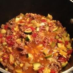 the food is prepared and ready to be cooked in the skillet on the stove