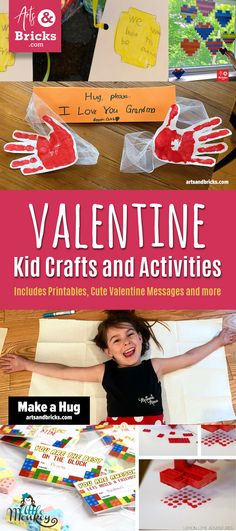 Kid’s Crafts and LEGO inspiration for Valentine’s Day on the Arts and Bricks’s blog. Includes crafts to send and share with family and friends, lots of DIY Valentines, Lego-themed valentine crafts and builds and more! Valentines Crafts For Preschoolers, Valentines Preschool Crafts, Preschool Crafts Activities, Valentines Preschool, Valentines Day Crafts For Preschoolers, Valentines Activities, Preschool Valentine Crafts, Preschool Craft Activities, Girl Valentines