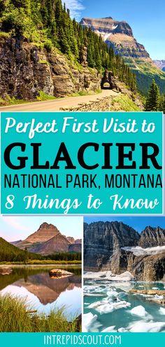 the glacier national park, montana and things to know about it in this postcard