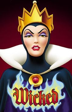 the evil queen from disney's animated movie