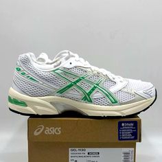 Send Offers. I May Accept Very Comfortable And Great Materials Sold Out Everywhere Never Worn Or Tried On 100% Authentic Straight From Asics Casual Sneakers With Gel Cushioning And Round Toe, Green Asics Running Shoes With Cushioned Footbed, Casual Running Shoes With Gel Cushioning, Green Breathable Asics Sneakers, Breathable Green Asics Sneakers, Casual Asics Running Shoes For Jogging, Casual White Running Shoes With Ortholite Insole, Casual Green Running Shoes For Jogging, Casual Lace-up Running Shoes With Gel Cushioning