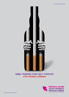 Say No To Alcohol, Conceptual Poster, Self Poster, Social Advertising, Creative Advertising Design