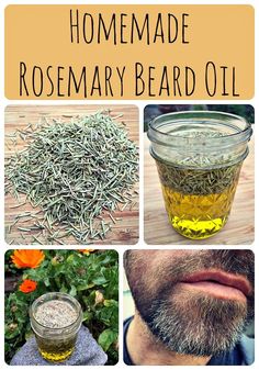 Homemade Rosemary Beard Oil Beard Fashion, Beard Tips, Homemade Oil, Perfect Beard