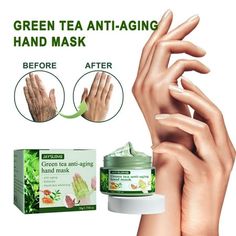 If you want more items, Please just Click Here: Chamoist House  Exfoliating White Hand Mask Peeling Hard Dead Skin Mask Makeup Features: Be effectively improve the skin dry, chapped, dry lines and wrinkles abatement significantly, suitable timing to add nutrients to the skin of the hand, especially during the dry season in milk protein, but not like a foot peeling, hand film just to excess skin, dead skin and whitening moisturizing effect The essence of green tea and other essences gives the ski Hands Care, Mask Spa, Moisturizing Gloves, Anti Aging Hands, Essential Oils For Face, Hand Mask, Excess Skin, Mask Makeup, Hand Wax