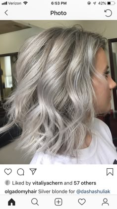 Grey White Hair Icy Blonde, Blonde To Gray Hair, Blonde Grey Balayage, Silver Toned Blonde Hair, Gray Blonde Hair Older Women, Silver Blonde Hair Balayage, Icy Grey Blonde Hair, Grayish Blonde Hair, Blonde Hair With Grey Highlights