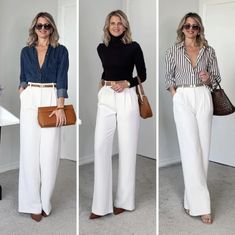 Business Casual Outfit Ideas, Manhattan Fashion, Smart Casual Work Outfit Women, Business Casual Outfit, Neutral Outfits, Look Office, Casual Outfit Ideas, Stylish Work Attire