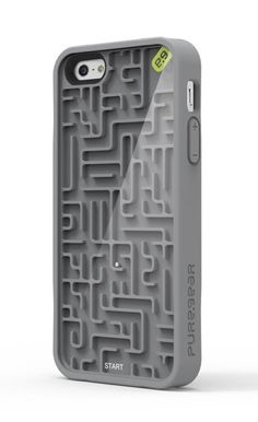 an iphone case that is designed to look like a maze