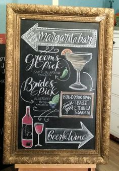 Margarita Bar Build Your Own Bar Menu Chalkboard Sign Wedding Margarita Bar Wedding Receptions, Margarita Bar For Wedding, Margarita Station Wedding, Margarita Wedding Bar, Wedding Margarita Bar, Margarita Bar Wedding, Menu Chalkboard Ideas, Margaritaville Wedding, Bar Menu Chalkboard