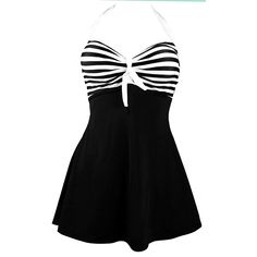 Hand Wash Cold/Flat Dry Adjustable Halter Neck;Halter Straps Pattern:Vintage Sailor Pin Up One Piece Skirtini Cover Up Skirted Swim Dress 82% Nylon, 18% Elastane Long Sleeve Swim Dress, Swimsuit Dress Swimwear, Swimsuits With Skirt, One Piece Swimsuit With Skirt, One Piece Swimsuit For Teens, Swimsuit With Skirt, Swimming Dress, Swim Dress Modest, Bathing Suit Skirt