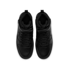 Nike Court Borough Mid 2 (GS) CD7782-001 Nike Court Borough Mid 2, Court Borough Mid 2, Nike Court Borough, Triple Black, Nike Dunk, Black Sneaker, Nike Air Force, All Black Sneakers, All Black