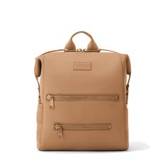 Dagne Dover medium Indi Diaper Backpack in camel brown. Laptop Carrier, Baby Backpack, Dagne Dover, Unique Mothers Day Gifts, Travel System, Diaper Backpack, Everyday Bag, Medium Bags, Travel Bags