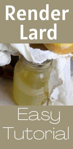 Step-by-step tutorial on how to render lard using a slow cooker. Render Lard, Rendering Lard, Pie Crust Pastry, Homesteading Diy Projects, Pastry Cookies, How To Render, Smells Good, Pie Crusts, Smell Fresh