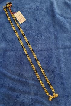 Long Mangalsutra Designs, Traditional Mangalsutra, Long Mangalsutra, Gold Pendants For Men, Temple Jewellery Earrings, Mangalsutra Design, Gold Jewels Design, Black Beads Mangalsutra