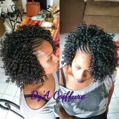 #crochetbraids #softdread Twisted Hair, Curly Crochet Hair Styles, Easy Hairstyles For Medium Hair, Crochet Braid Styles, Pelo Afro, Crochet Braid, Crochet Braids Hairstyles, Girls Braids