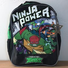 Ninja Turtle Backpack 16in. Perfect For Your High School Senior Ninja Turtle Backpack, Teen Backpack, Turtle Backpack, Backpack For Teens, Ninja Turtle, High School Senior, Mutant Ninja, High School Seniors, Teenage Mutant Ninja Turtles