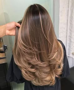 Highlights Brown Hair Balayage, Balayage Hair Blonde, Hair With Highlights, Fresh Hair, Highlights Brown Hair, Brown Blonde Hair