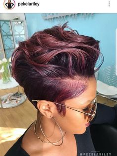 Short Sassy Hair, Hair Color Shades, Super Hair, Sassy Hair, Winter Hair Color, Hair Shades, Penteado Cabelo Curto, Relaxed Hair, Short Natural Hair Styles