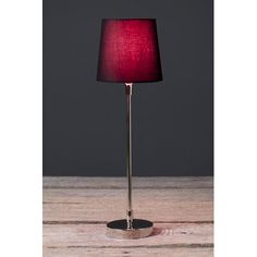 Add a burst of colors to your home décor with this pair of table lamp sets. This modern 18" table lamp has a round metal base with a cone-shaped cotton shade that comes in a color choice to match your style. Latitude Run® Shade Color: Fuchsia | Latitude Run® Balee 18" Stainless Steel Table Lamp Set 18.0 H x 4.0 W x 4.0 D in pink / gray / blackMetal / Fabric in Fuchsia | 18" H X 4" W X 4" D | Wayfair Stainless Steel Table, Fixture Table, Lamp Set, Color Fuchsia, Table Lamp Sets, Steel Table, Lamp Sets, Floor Lamp Table, Pink Gray