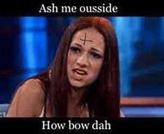 a woman with cross marks on her face and the caption says, ash me outside how bow dah?