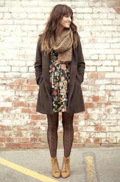 Fall Fashion Coats, Mode Boho, Mode Casual, Casual Winter Outfits, Vintage Coat, Fall Fashion Outfits, Mode Vintage, Mode Inspiration, Girls Fashion