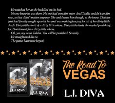 the road to vegas by l j diya is featured in this ad for an upcoming novel