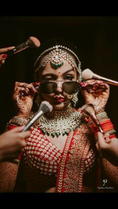 | Bridal Photoshoot Poses Ideas | Bridal Photography IdeasWedding Photo Poses Ideas For Bride/Photography Ideas For Bride/Bridal Photoshoot Poses#instaphotog... Bridal Makeover Photoshoot, Indian Bride Photoshoot Ideas, Bride Ready Photography, Dulhan Poses Wedding Photos, Makeup Shots Wedding, Bride Portrait Indian, Bride Shoot Ideas, Bride Makeup Shoot Ideas Photoshoot, Bride Pics Indian