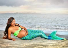 Pregnant Mermaid Special Photoshoot, Mermaid Photo Shoot, Disney Maternity, Maternity Shoots, Real Mermaids