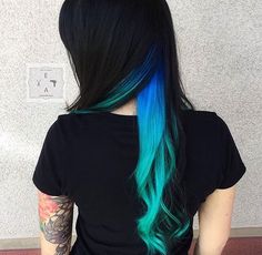 Undercolor Hair, Olivia Hair, Hidden Hair Color, Peekaboo Hair Colors, Color Hairstyles, Peekaboo Hair, Multi Colored Hair, Hair Color And Cut, Mermaid Hair