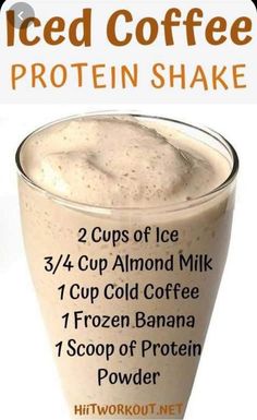 iced coffee protein shake recipe on the app