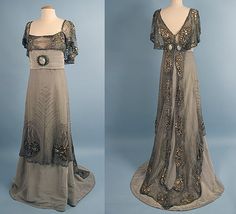 Jacques Doucet (French, 1871-1929) Evening Gown, c. 1911 Jacques Doucet, Gaun Abad Pertengahan