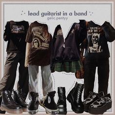 Guitarist Outfit, Explore Aesthetic, Stop It, Edgy Outfits, Mode Inspiration