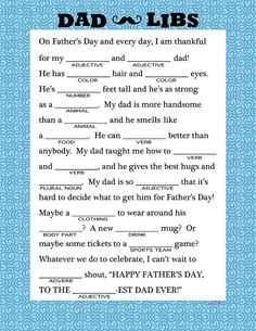 a father's day poem with the words dad and his child on it,