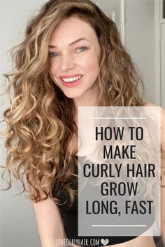 how to make curly hair grow fast Growing Long Curly Hair, Growing Curly Hair Faster, How To Grow Curly Hair Long, How To Make Your Hair Grow Faster Longer Curls, Grow Curly Hair Faster, Tips For Healthy Curly Hair, How To Grow Long Curly Hair Fast, Grow Curly Hair, Tips For Curly Hair