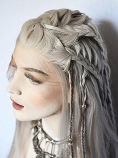 Viking Wig, Lagertha Costume, Style Wig, Fantasy Hair, Beautiful Wigs, Braids Wig, Costume Cosplay