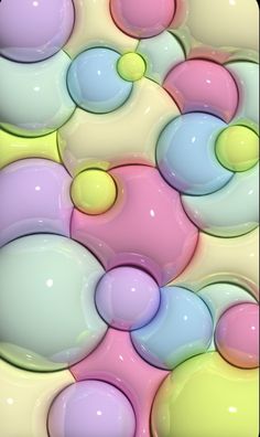 an abstract background consisting of multicolored bubbles