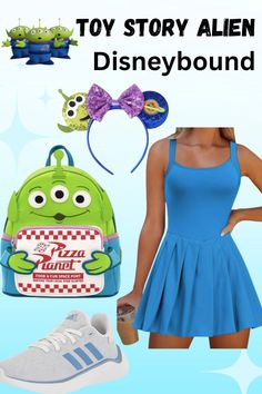 the toy story alien disney bound costume is featured in this ad for toystorys