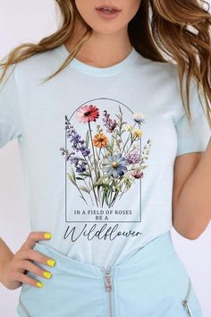 Field of Roses Be A Wildflower Floral Meadow Graphic T Shirts.Unisex Crew Neck Short Sleeve Tees.Crafted from premium materials, tailored to your lifestyle, ensuring a comfortable fit for any occasion.Family Group Uniforms Birthday Party Gift Concert Festival Events.High Quality Direct To Film Printed Graphic Design.100%COTTON,HEATHER(52%COTTON,48%POLY),ATH.HEATHER,BLACK HEATHER(90%COTTON,10%POLY)NICARAGUAMade In: Nicaragua Be A Wildflower, Field Of Roses, Floral Meadow, Nail Polish Stickers, Concert Festival, Film Prints, Birthday Party Gift, Graphic Design Print, Heather Black