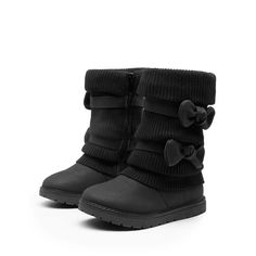 Burudani Girl's Winter Snow Boots Warm Walking Mid Calf Shoes KLOVE BLACK Size 12. Soft plush faux fur lining keeps feet warm and comfortable. Size: 12 little kid.  Gender: female.  Age Group: kids. Winter Snow Boots, Big Kid, Winter Snow, Snow Boots, Soft Plush, Big Kids, Mid Calf, Gender Female, Faux Fur